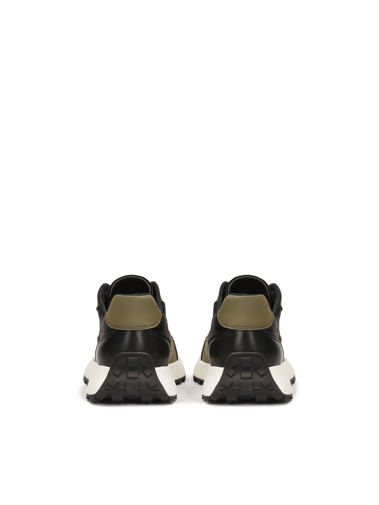 Kazar-Schnürsenkel-Sneakers-in-Kontrastfarben