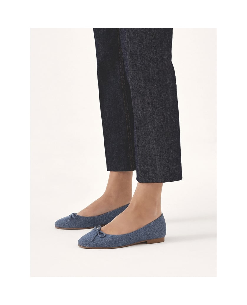 Kazar-Denim-Ballerinas-mit-Schleife-blau