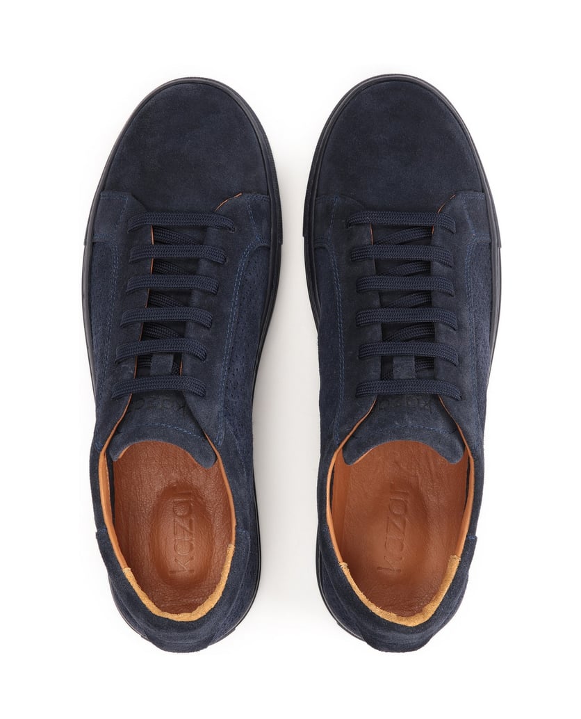 Kazar-Marineblaue-Turnschuhe-mit-Schnürverschluss-dunkelblau