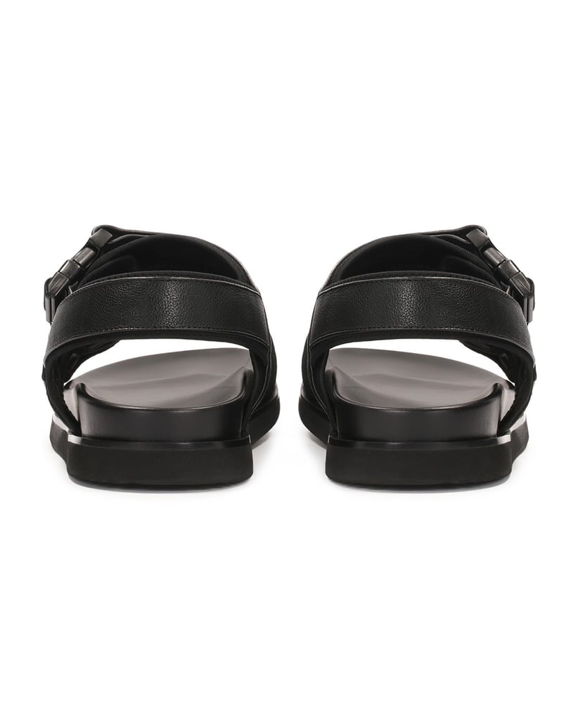 Kazar-Herrensandalen-aus-Leder-mit-verstellbaren-Riemen-schwarz