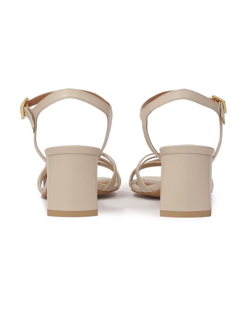Kazar-Minimalistische-beige-Pfostensandalen-beige