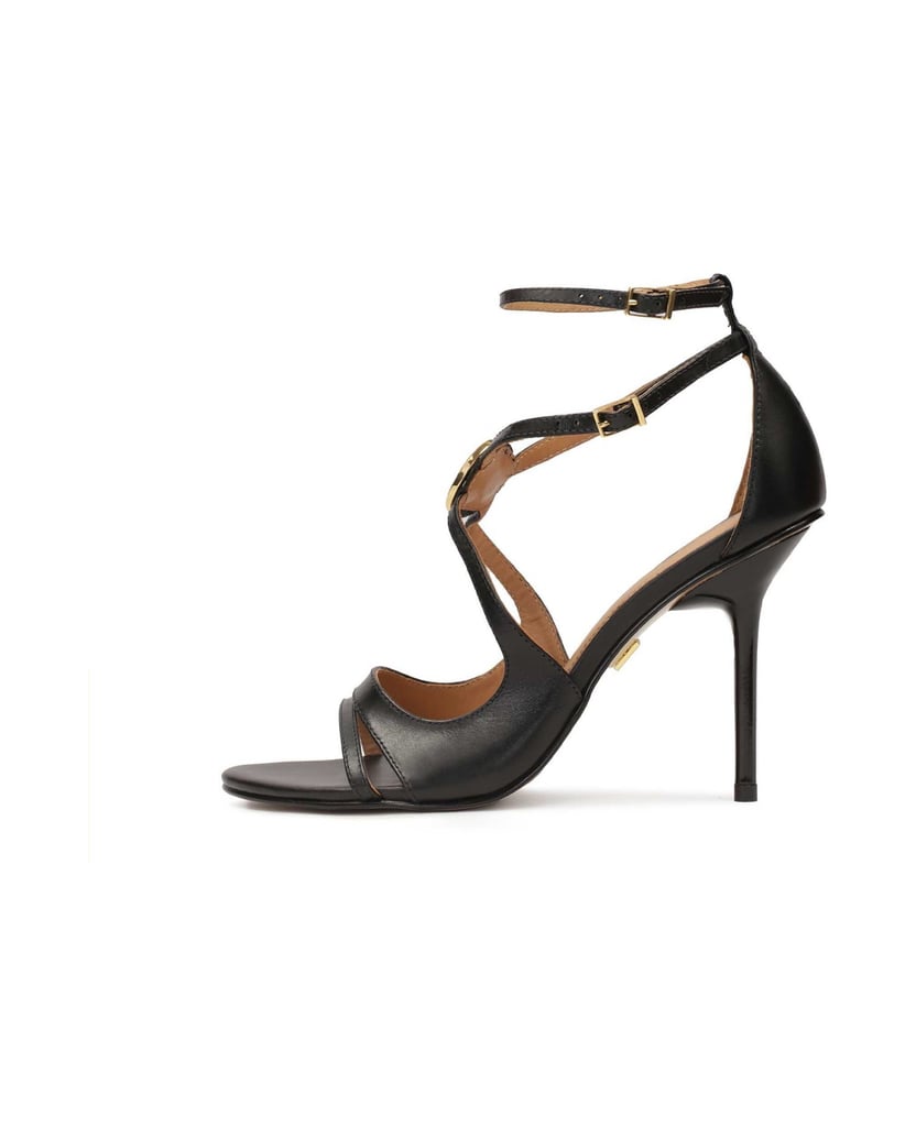 Kazar-Schwarze-Sandalen-mit-fein-geschnittenem-Schaft-schwarz