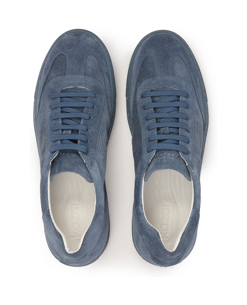 Kazar-Turnschuhe-aus-Wildleder-in-der-Farbe-Blau-blau