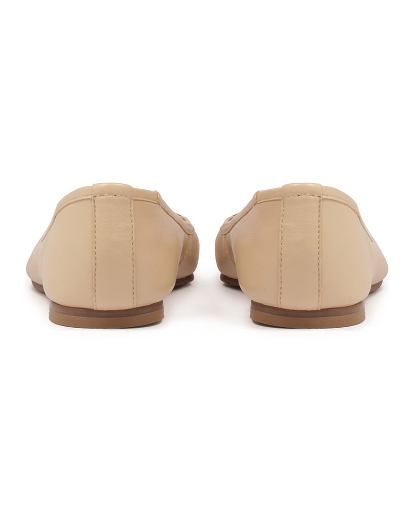 Kazar-Klassische-Ballerinas-mit-verlängerter-Nase-beige
