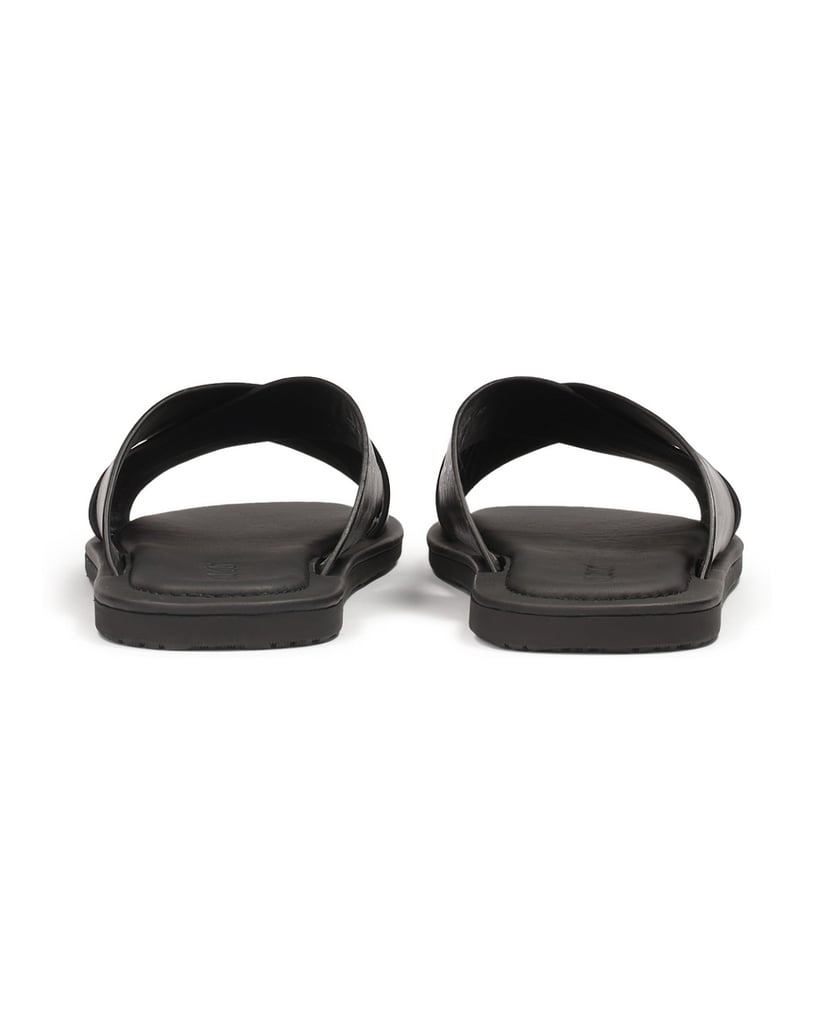Kazar-Minimalistische-schwarze-Leder-Slides-schwarz