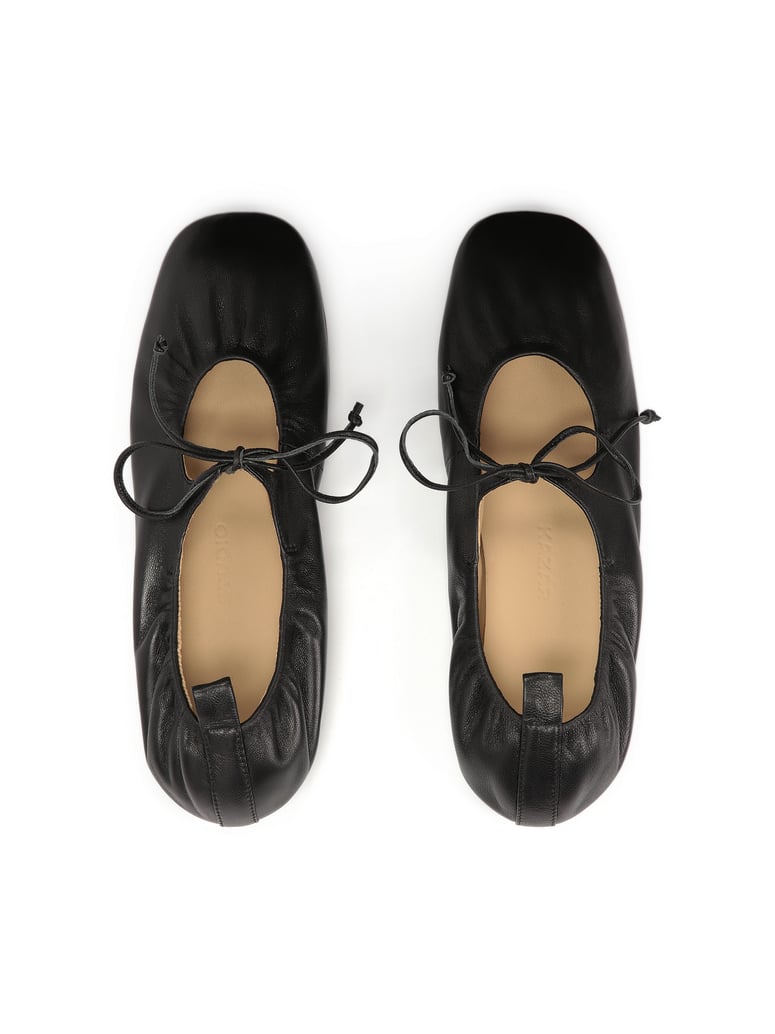 Kazar-Studio-Lederballerinas-mit-Schleifen