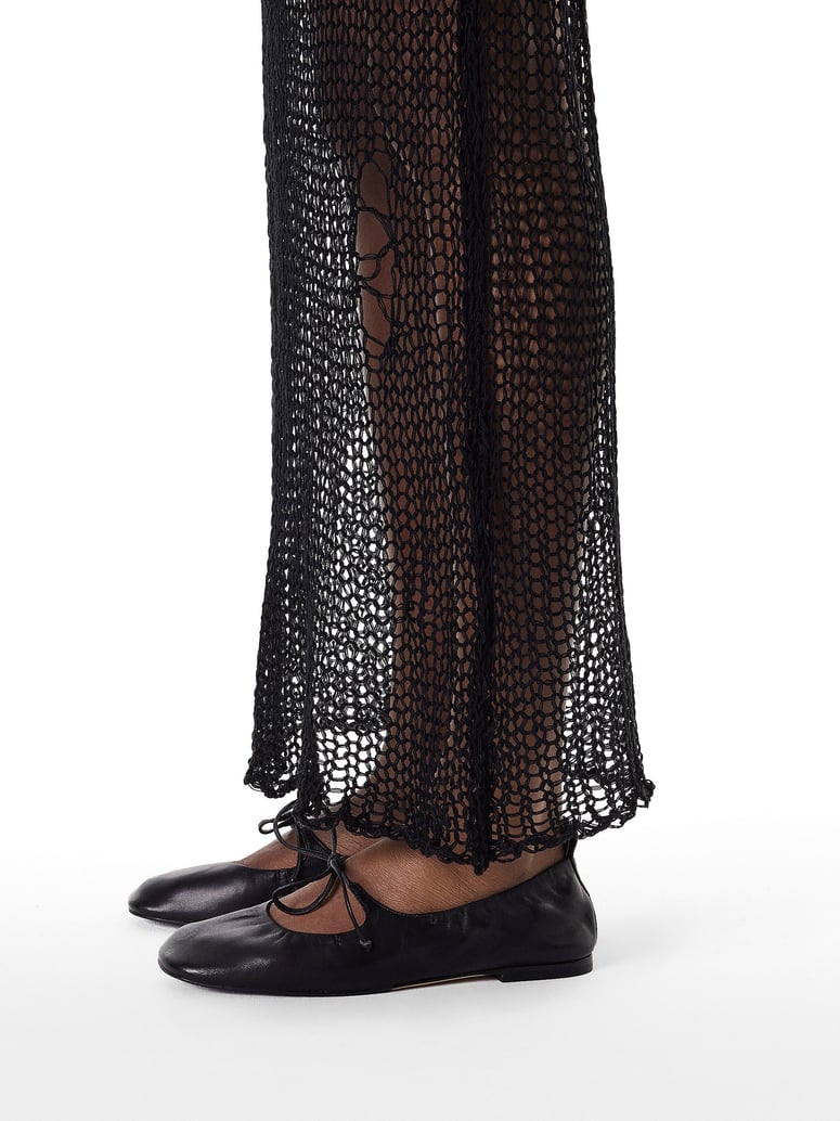 Kazar-Studio-Lederballerinas-mit-Schleifen