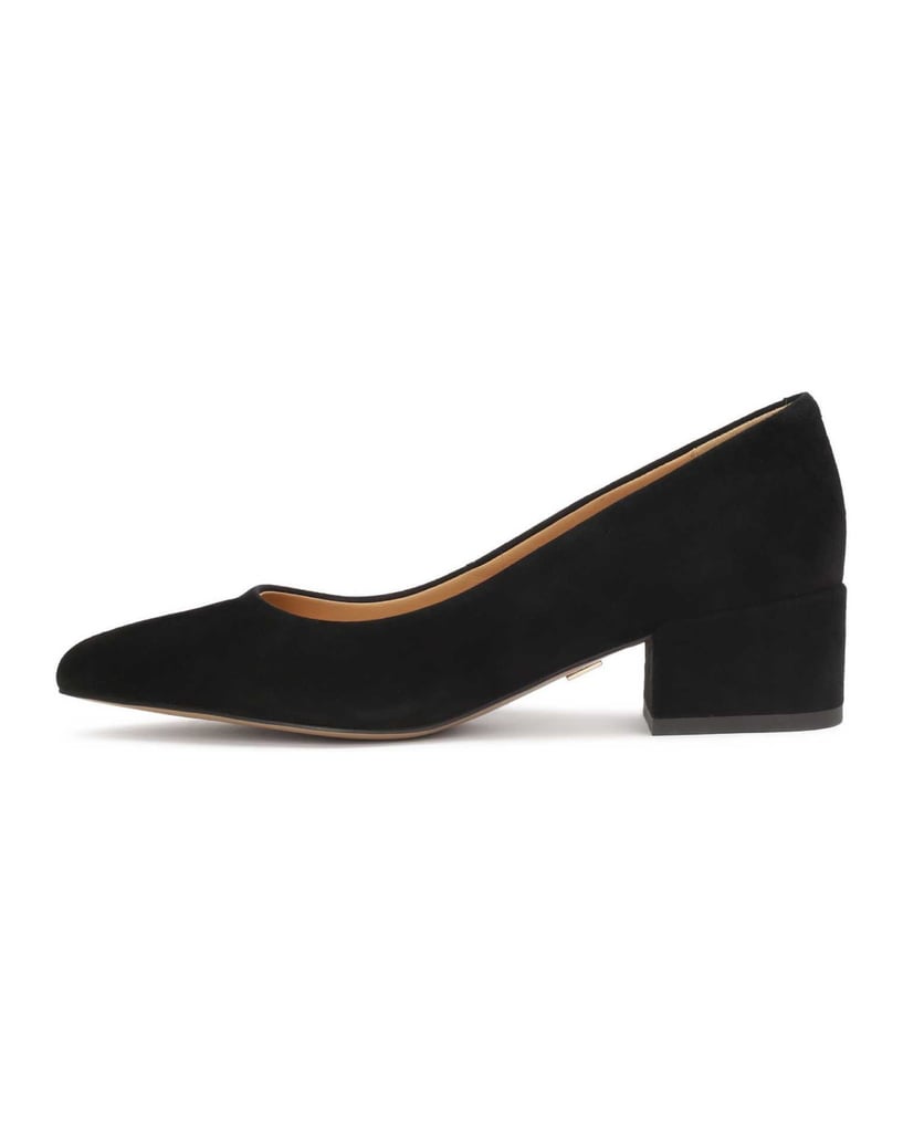 Kazar-Schwarze-niedrige-Stiletto-Pumps-aus-Wildleder-schwarz