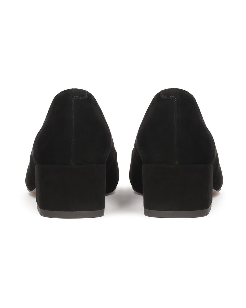 Kazar-Schwarze-niedrige-Stiletto-Pumps-aus-Wildleder-schwarz