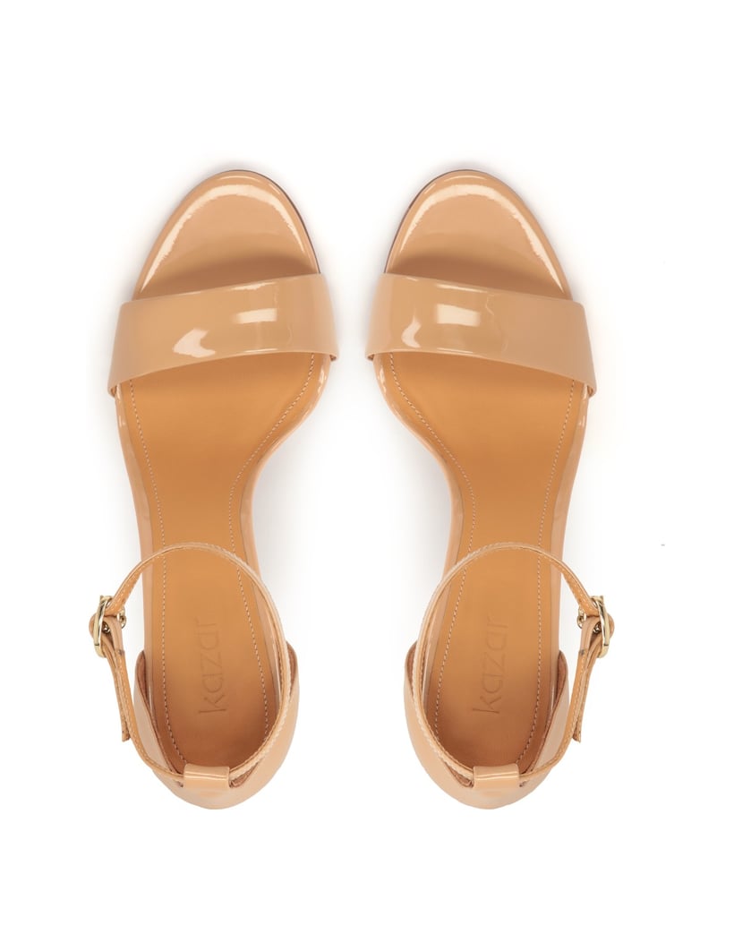 Kazar-Lackierte-Sandalen-mit-überzogenem-Absat