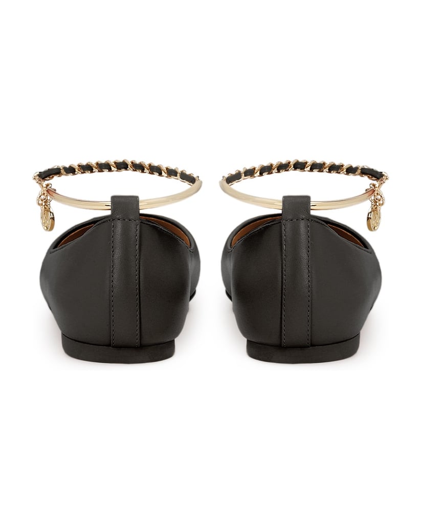 Kazar-Schwarze-Ballerinas-mit-einem-Metallarmb