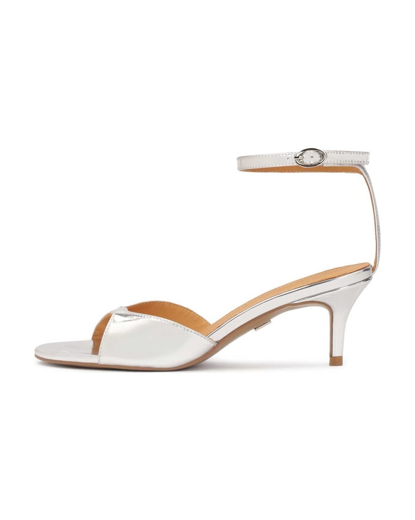 Kazar-Silberne-Sandalen-mit-einem-Riemen-an-de-silber