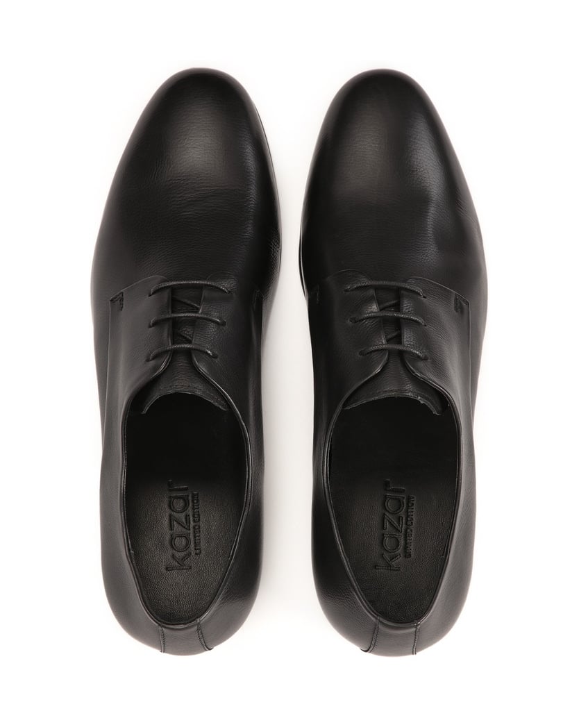 Kazar-Formelle-schwarze-Schuhe-mit-Ledersohle-schwarz