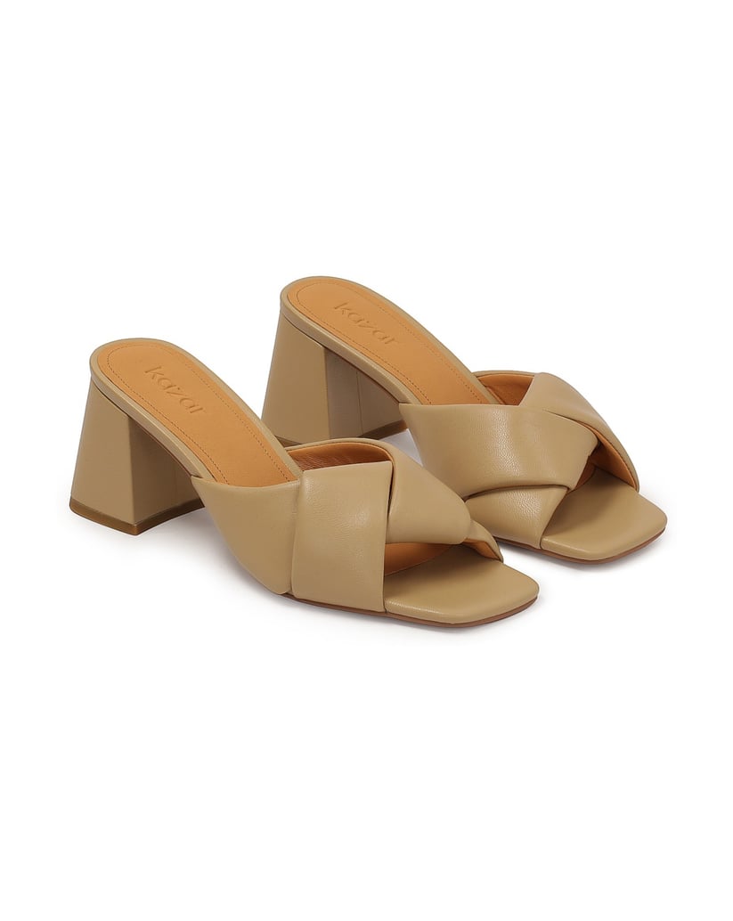 Kazar-Pantoletten-mit-Absatz-in-Beige-beige