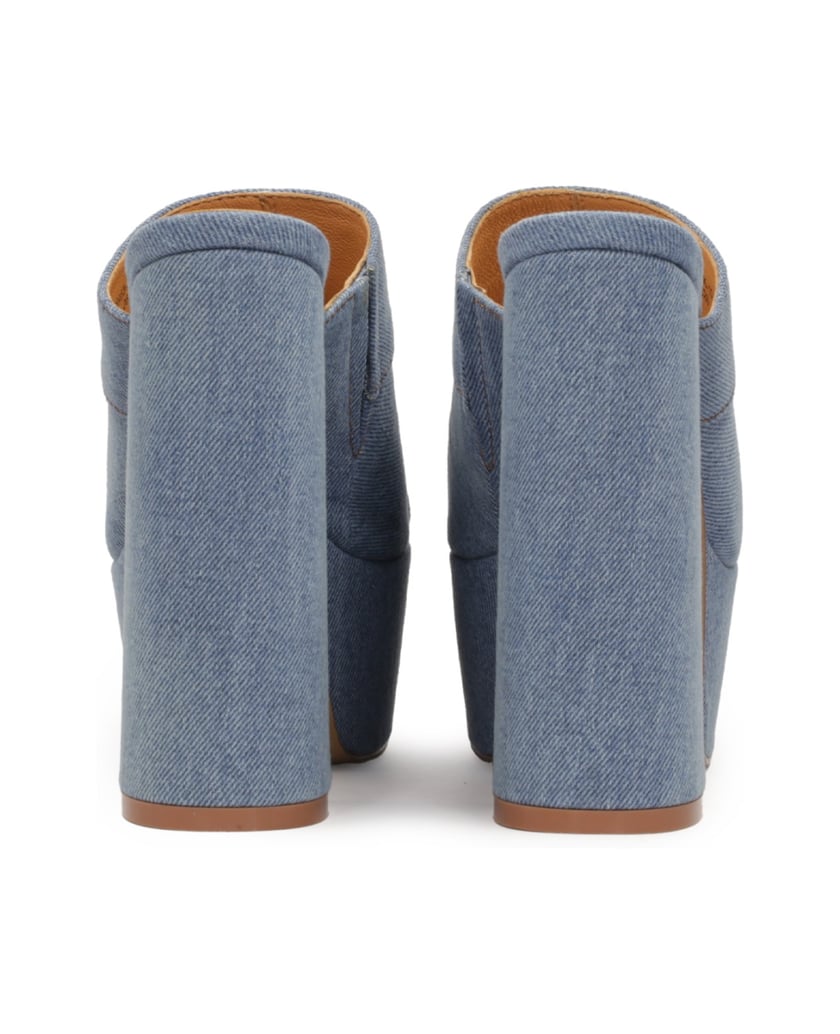 Kazar-Denim-Pantoletten-mit-Plateau-und-hohem-Absatz-blau