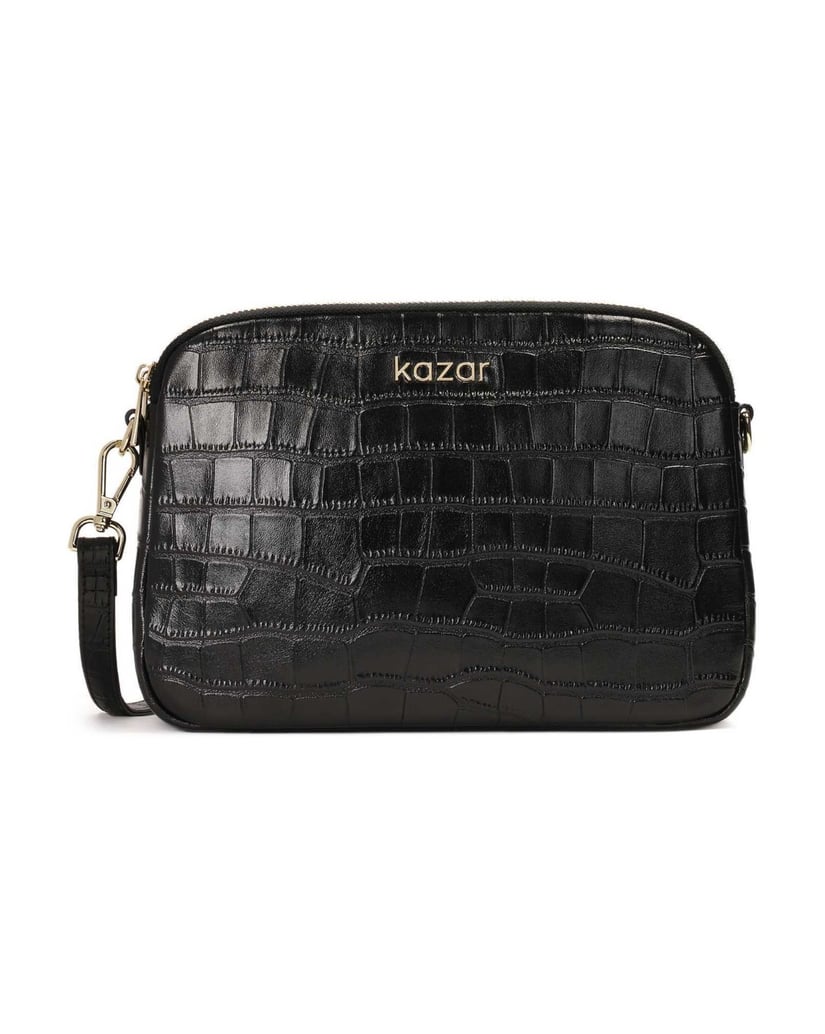 Kazar-Klassische-schwarze-Krokoleder-Handtasche-schwarz