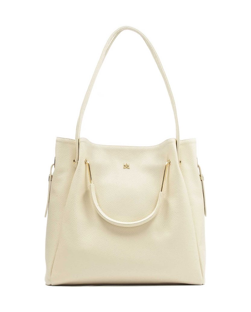 Kazar-Große-Handtasche-mit-Doppelgriffen-weiss