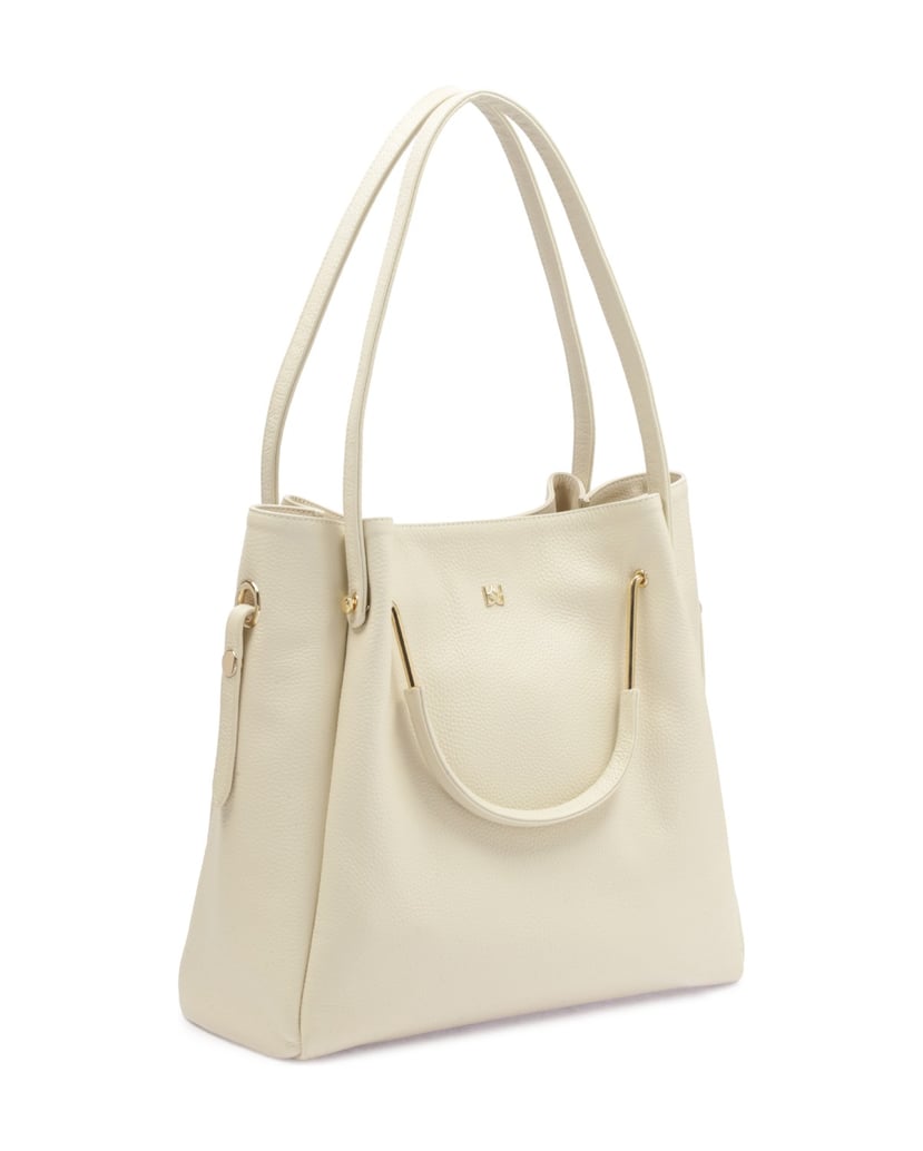 Kazar-Große-Handtasche-mit-Doppelgriffen-weiss
