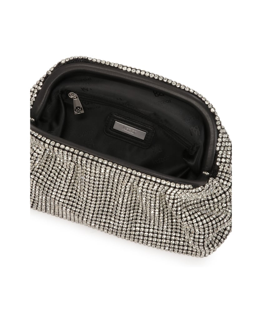 Kazar-Silberne-Abendtasche-mit-Zirkonen-silber