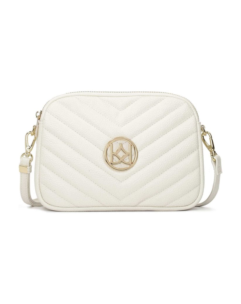 Kazar-Kleine-weiße-Handtasche-an-einem-Gürtel-weiss