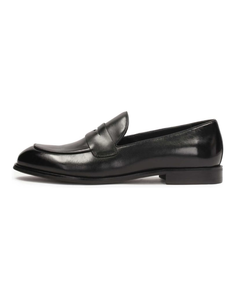 Kazar-Penny-Loafers-aus-schwarzem-Leder-für-Männer-schwarz