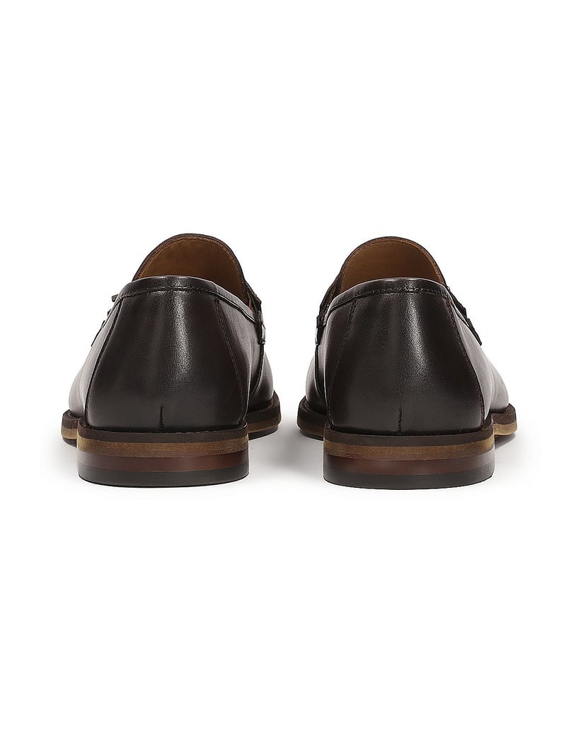 Kazar-Loafers-aus-braunem-Leder-mit-Quasten-dunkelbraun