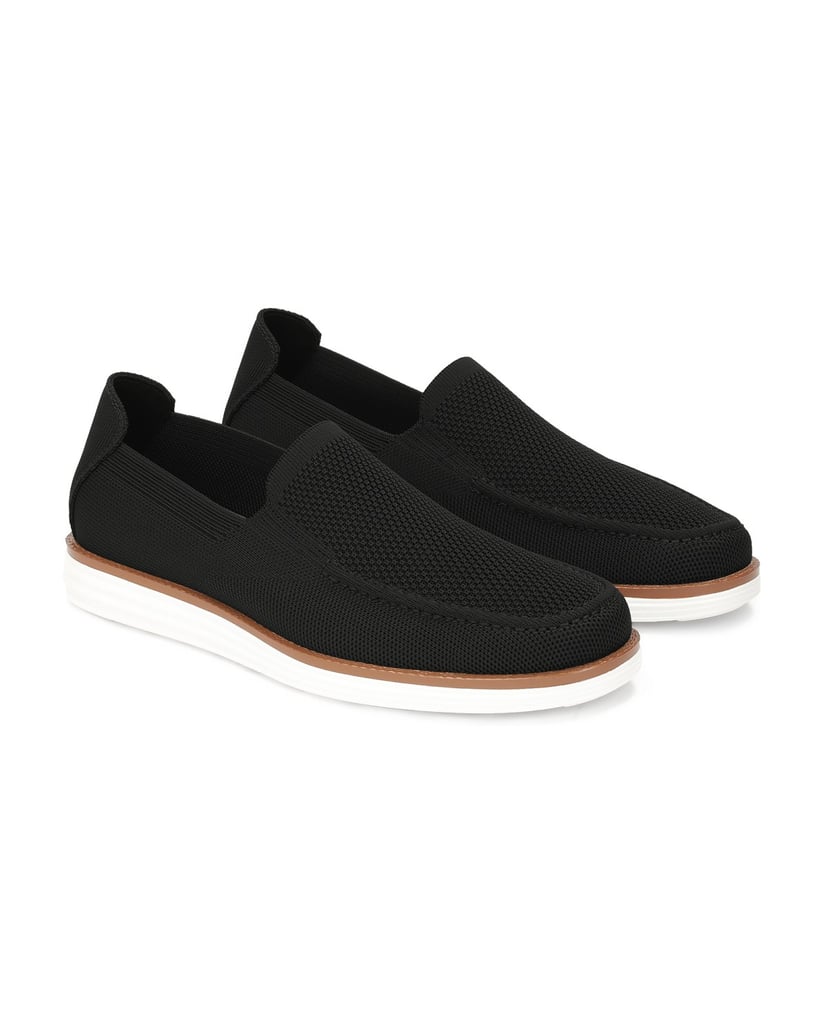 Kazar-Halbschuhe-aus-schwarzem-Stretch-Stoff-z