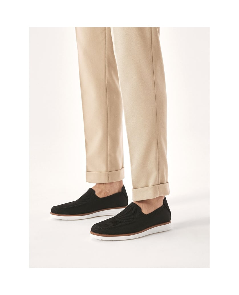 Kazar-Halbschuhe-aus-schwarzem-Stretch-Stoff-z