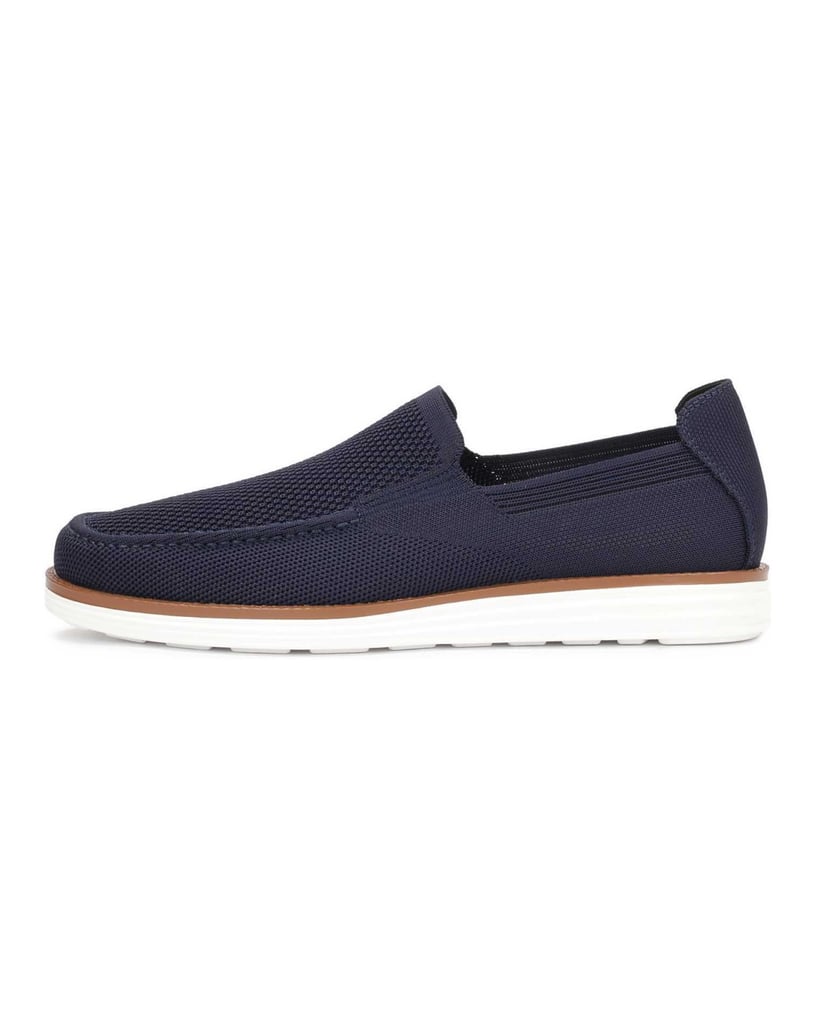 Kazar-Marineblaue-Schlupfschuhe-aus-Stretchmaterial-dunkelblau