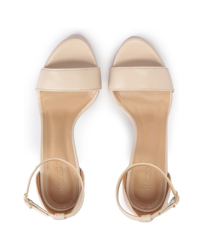 Kazar-Beigefarbene-Stiletto-Sandalen-aus-Leder-mit-Plateau-beige