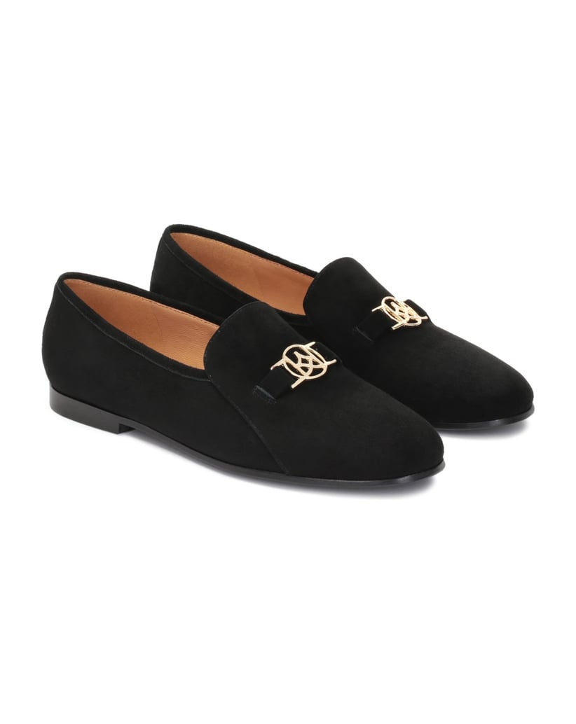 Kazar-Schwarze-flache-Damenschuhe-aus-weichem-Wildleder-schwarz