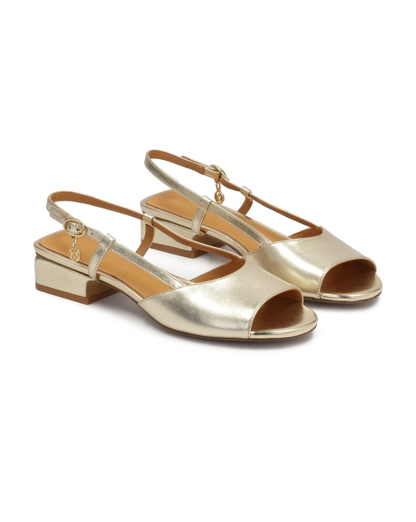 Kazar-Elegante-goldene-Sandalen-mit-Fersenriemen-gold