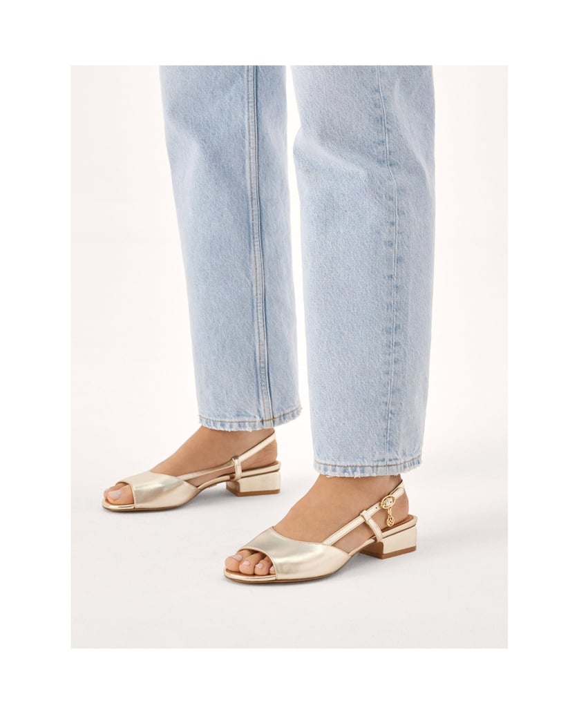 Kazar-Elegante-goldene-Sandalen-mit-Fersenriemen-gold