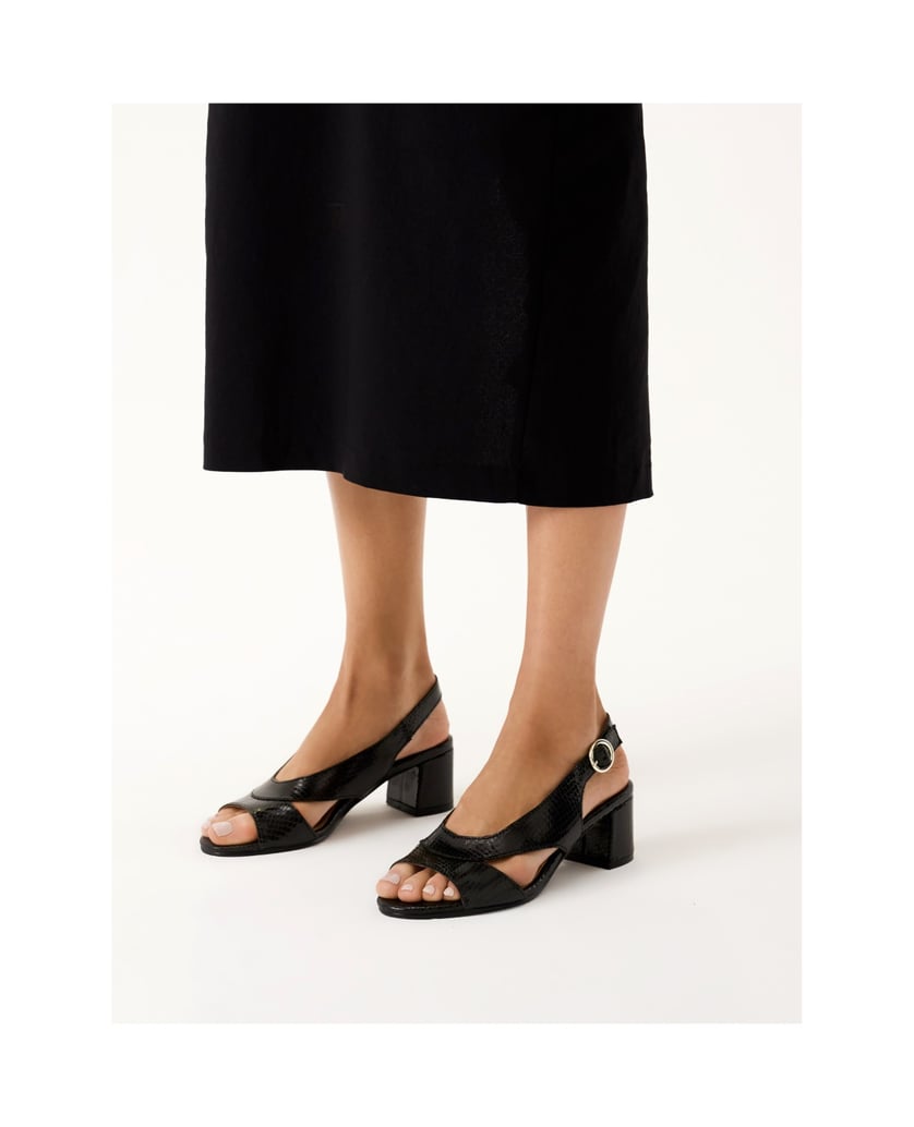 Kazar-Schwarze-Ledersandalen-mit-breitem-Absatz-schwarz