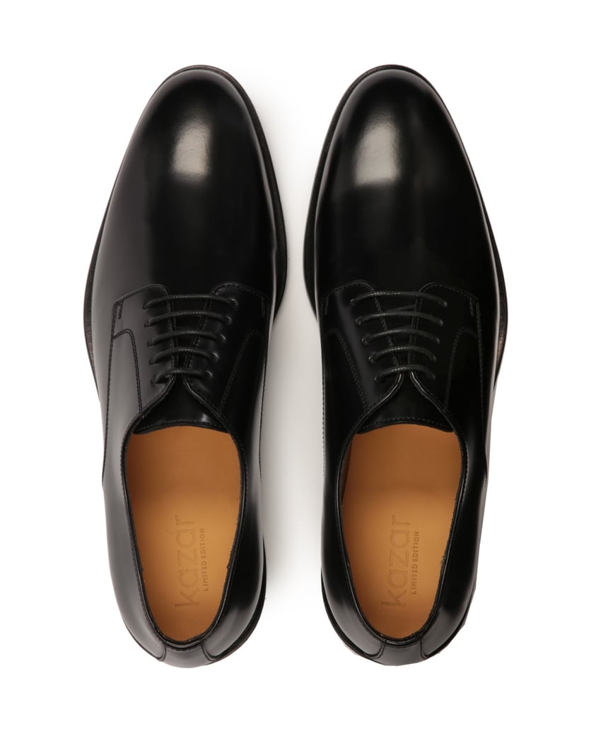 Kazar-Elegante-schwarze-Derby-Schuhe-für-Herren-aus-der-Limited-Edition-Kollektion-schwarz