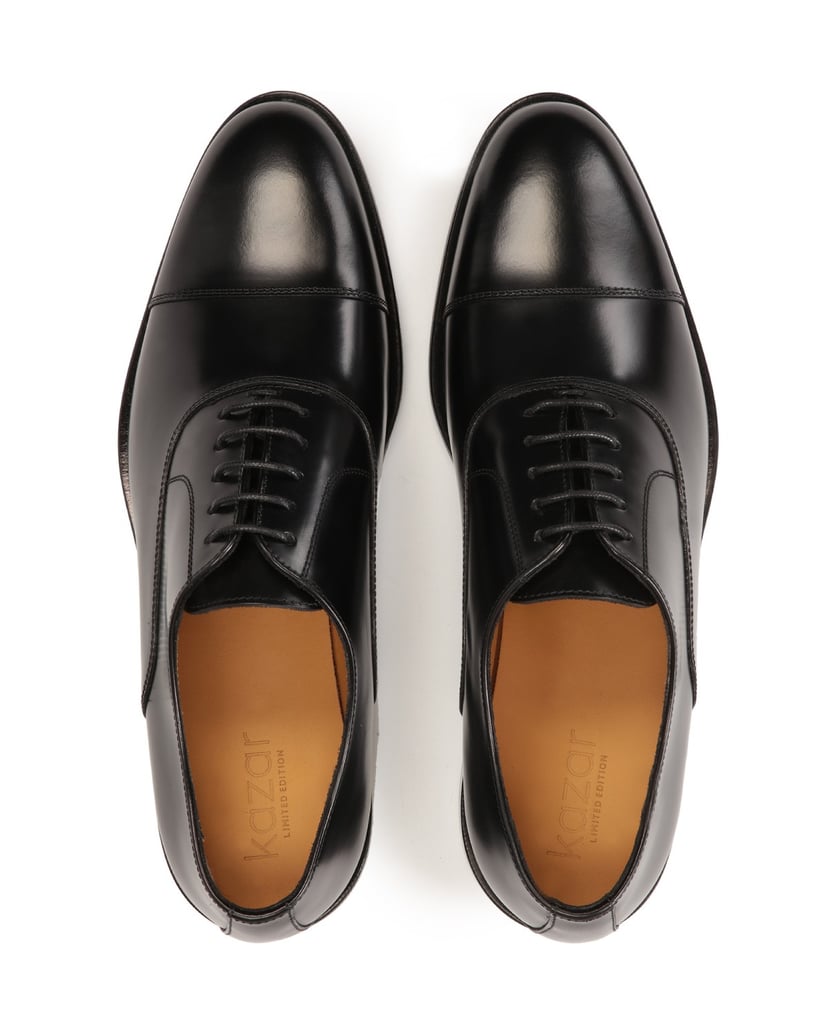 Kazar-Elegante-Herren-Derby-Schuhe-auf-Ledersohle-aus-der-Limited-Edition-schwarz