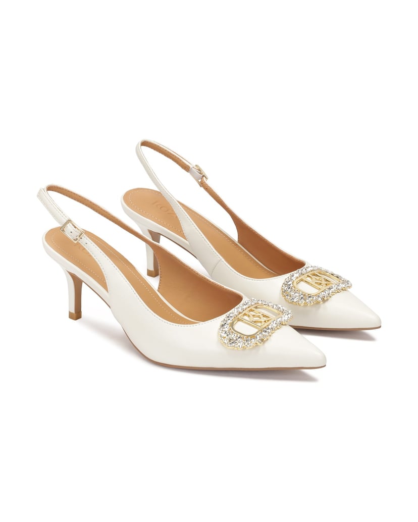 Kazar-Niedrige-Stiletto-Pumps-zur-Hochzeit-mit-Schmuckverzierung-weiss