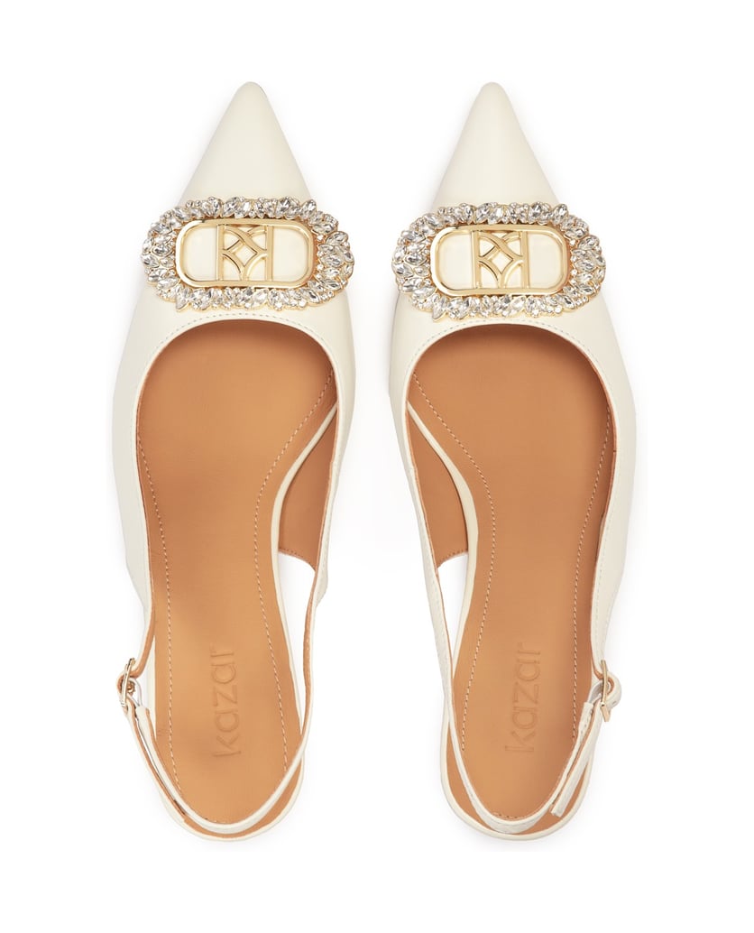 Kazar-Niedrige-Stiletto-Pumps-zur-Hochzeit-mit-Schmuckverzierung-weiss