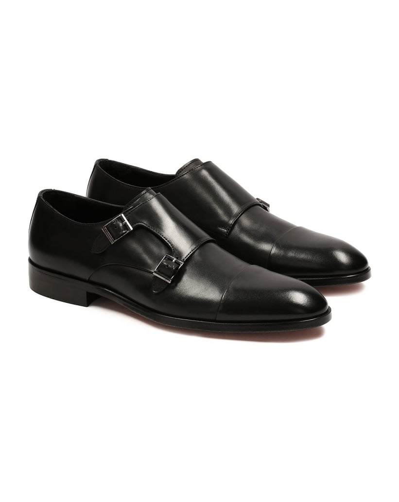Kazar-Schwarze-lässige-Herren-Monk-Schuhe-aus-der-luxuriösen-KAZAR-Kollektion-schwarz