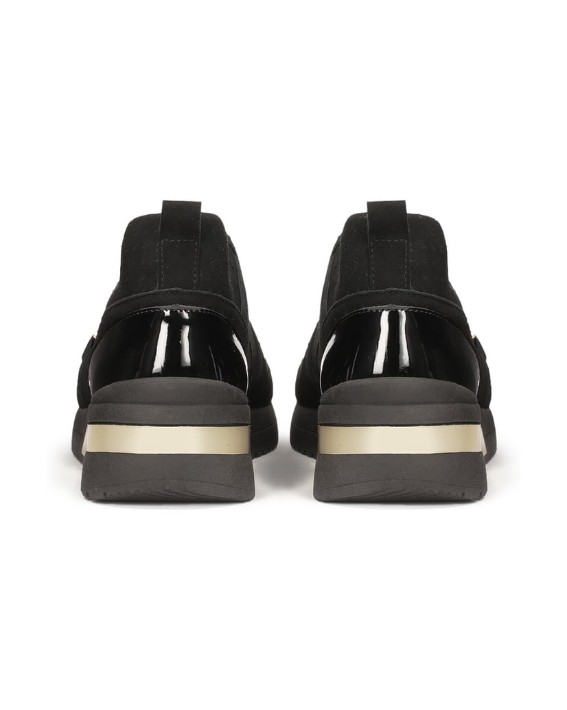Kazar-Turnschuhe-aus-kombinierten-Materialien-auf-einer-erhöhten-Sohle-schwarz