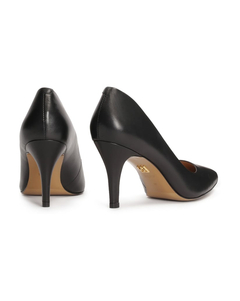 Kazar-Schwarze-Pumps-mit-gewelltem-Obermaterial-schwarz