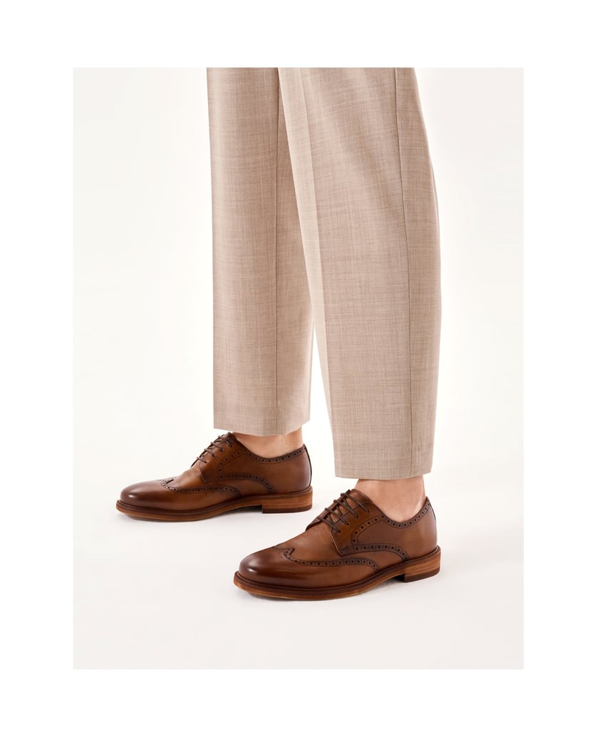 Kazar-Brogue-Schuhe-aus-Leder-braun