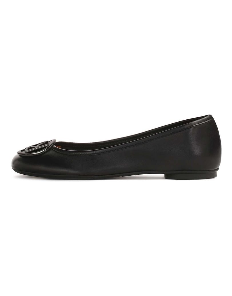 Kazar-Klassische-schwarze-Damen-Balletts-aus-Naturleder-schwarz