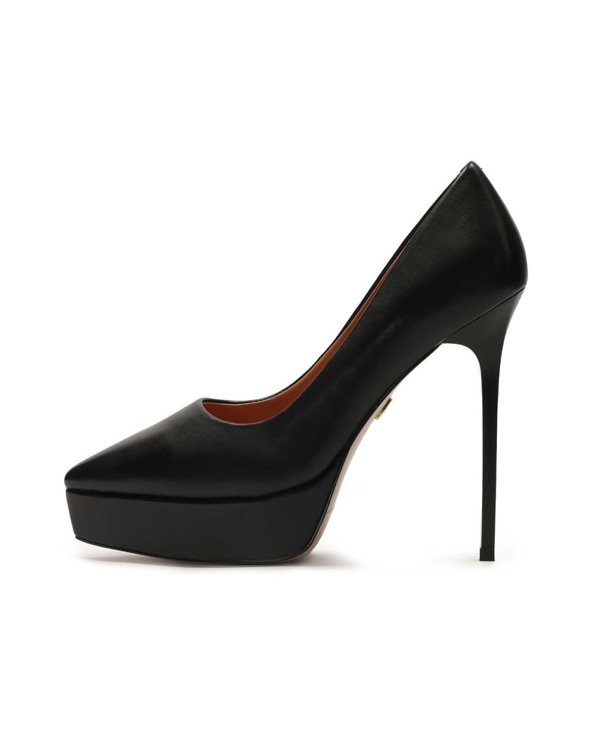 Kazar-Plateau-Pumps-mit-spitzer-Zehe-schwarz