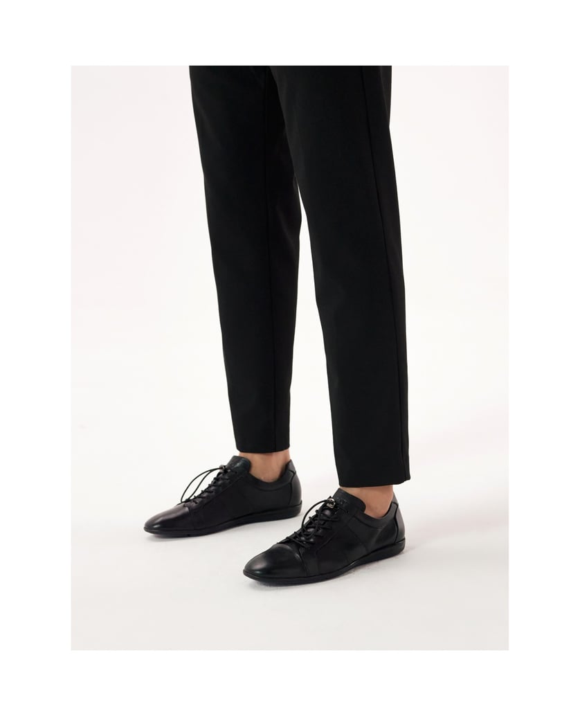 Kazar-Lässige-Herrenschuhe-mit-Crinkle-Obermaterial-schwarz