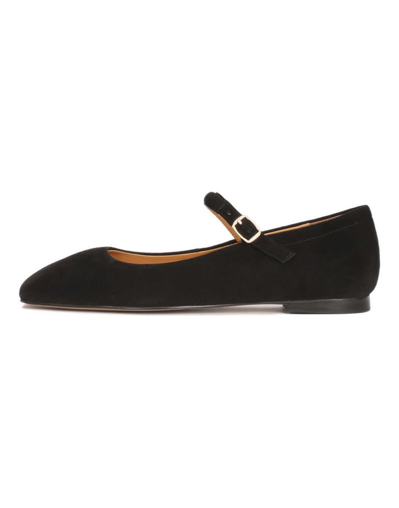 Kazar-Schwarze-Ballerinas-auf-flacher-Sohle-schwarz