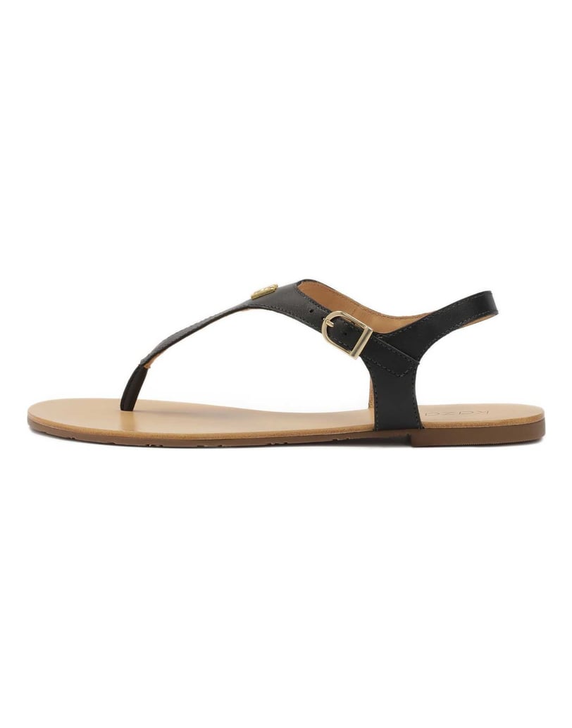 Kazar-Sandalen-aus-Leder-in-Schwarz-schwarz