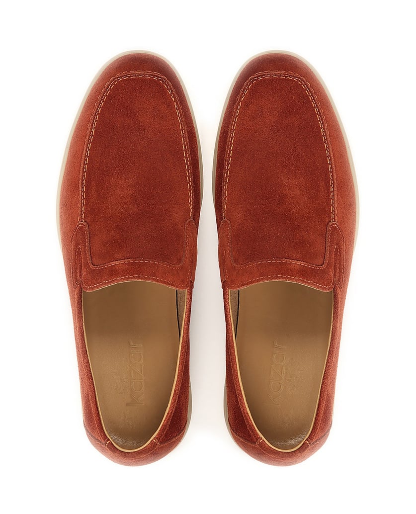 Kazar-Freizeitschuhe-aus-Leder-für-Männer-mit-Faden-an-der-Spitze