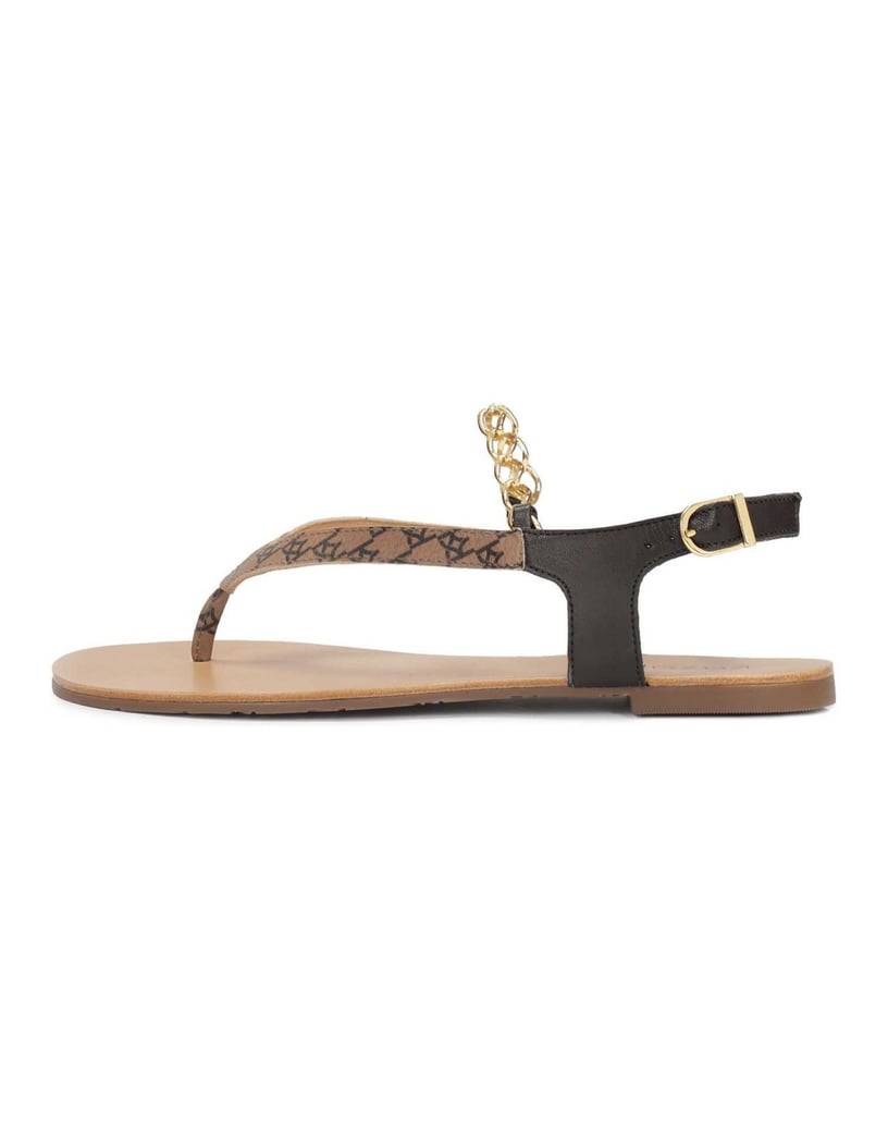 Kazar-Niedliche-Sandalen-auf-bequemen-flachen-Sohlen-schwarz