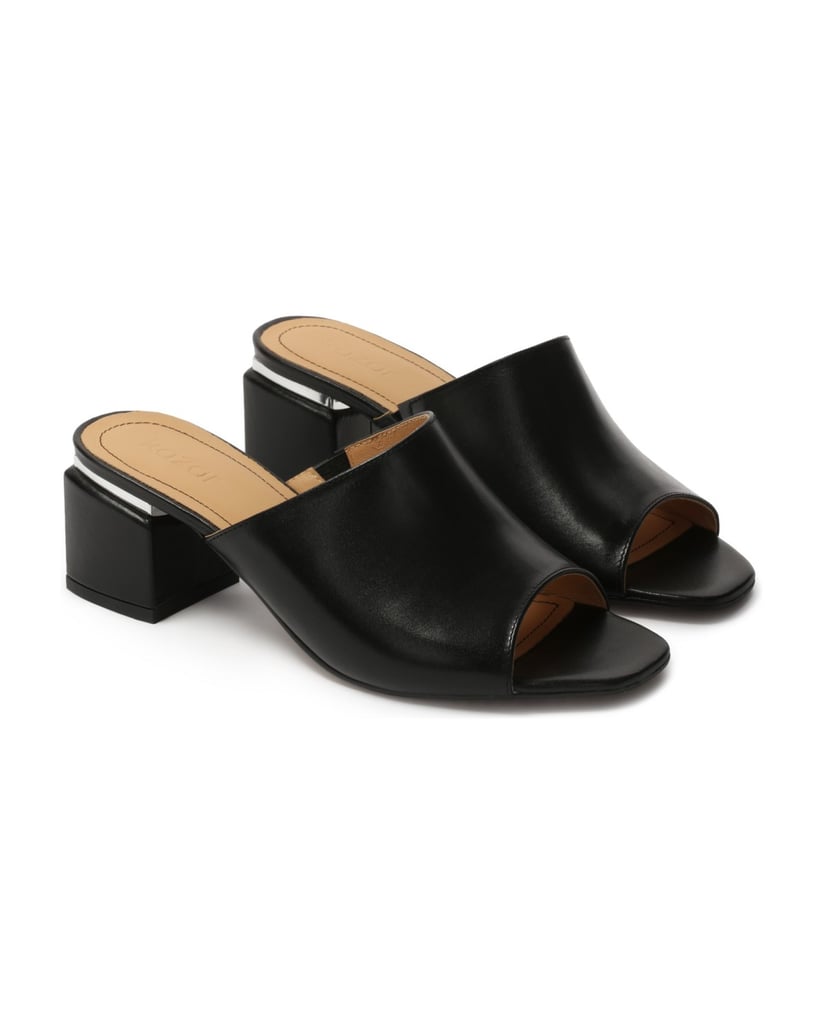 Kazar-Schwarze-Pantoletten-auf-breitem-Absatz